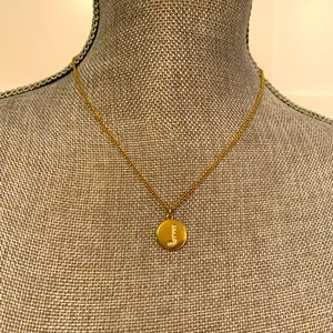 Kate spade “J” necklace